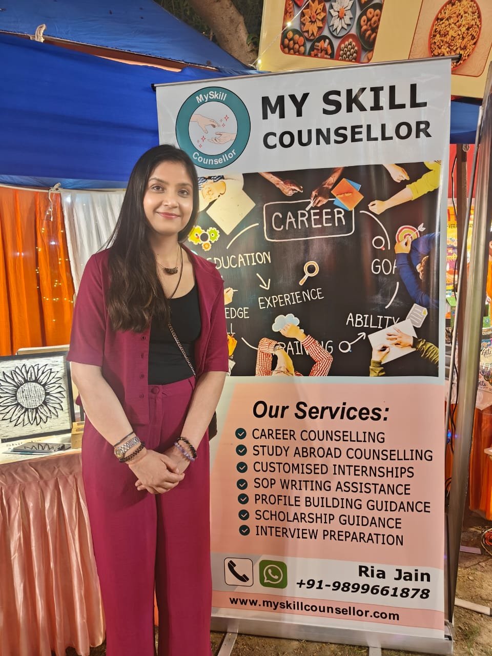 My Skill Counsellor services stand